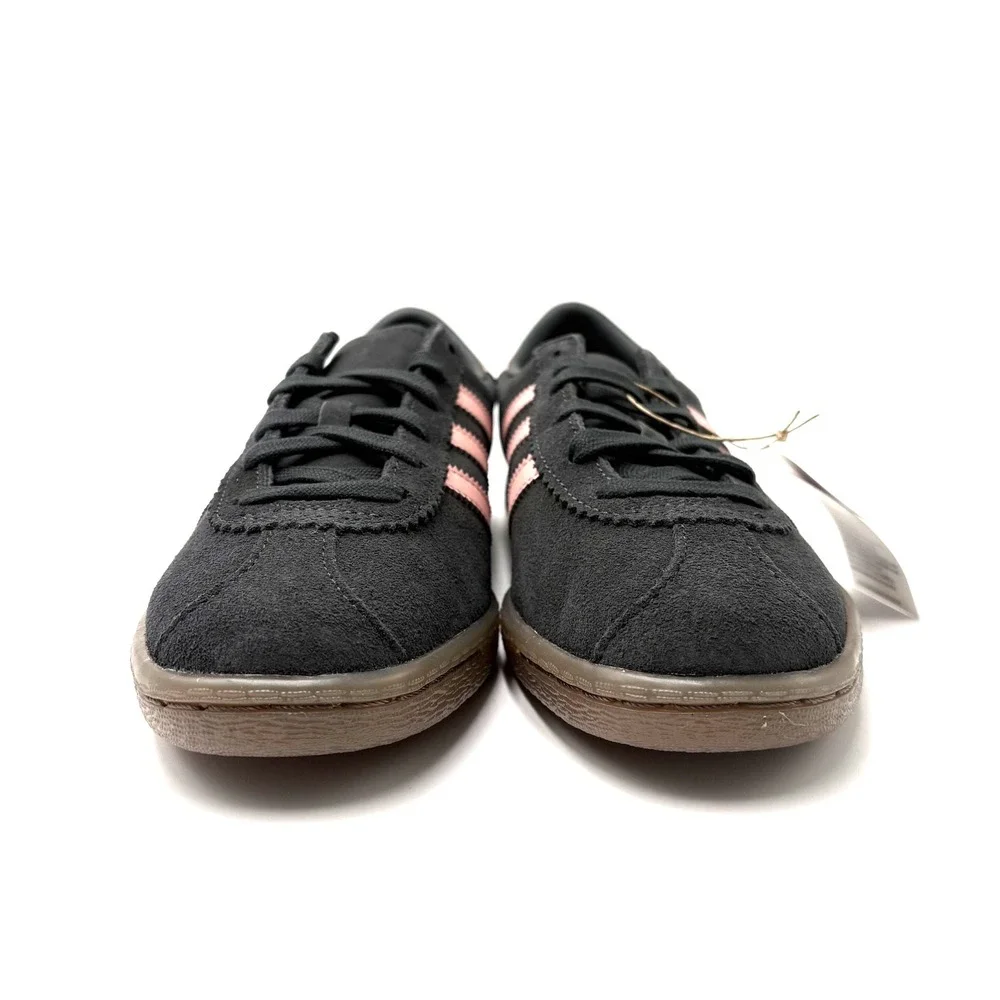 Adidas Originals Women's Sz 8.5 Stadt Carbon/Gum Pink Shoes Sneakers JQ9018 NEW